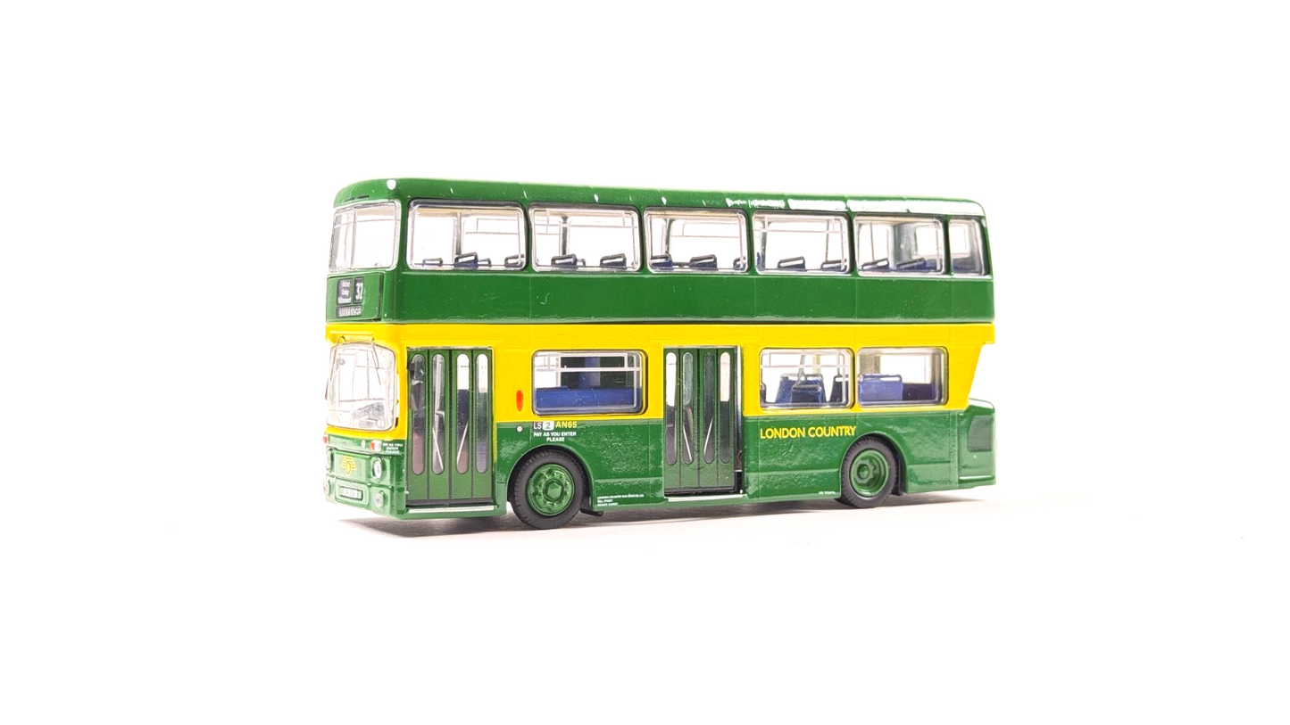 BRITBUS AN2-01 - 1/76 SCALE - PARK ROYAL NBC DOUBLE DECK LONDON COUNTRY DAMAGED