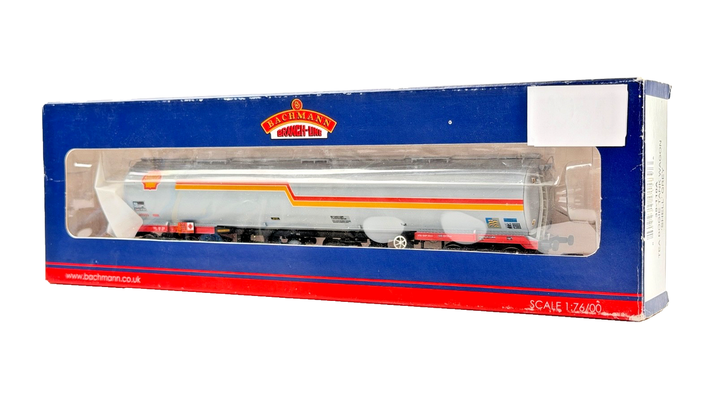 BACHMANN 00 GAUGE - 38-110A - 100 TON TEA BOGIE TANK WAGON SHELL GREY BOXED
