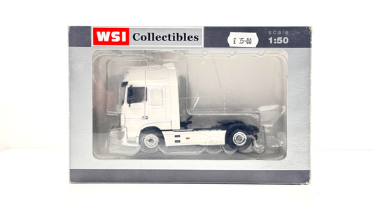 WSI 1/50 SCALE - 03-1138 - DAF XF 4X2 WHITE TRACTOR UNIT - WRONG BOX