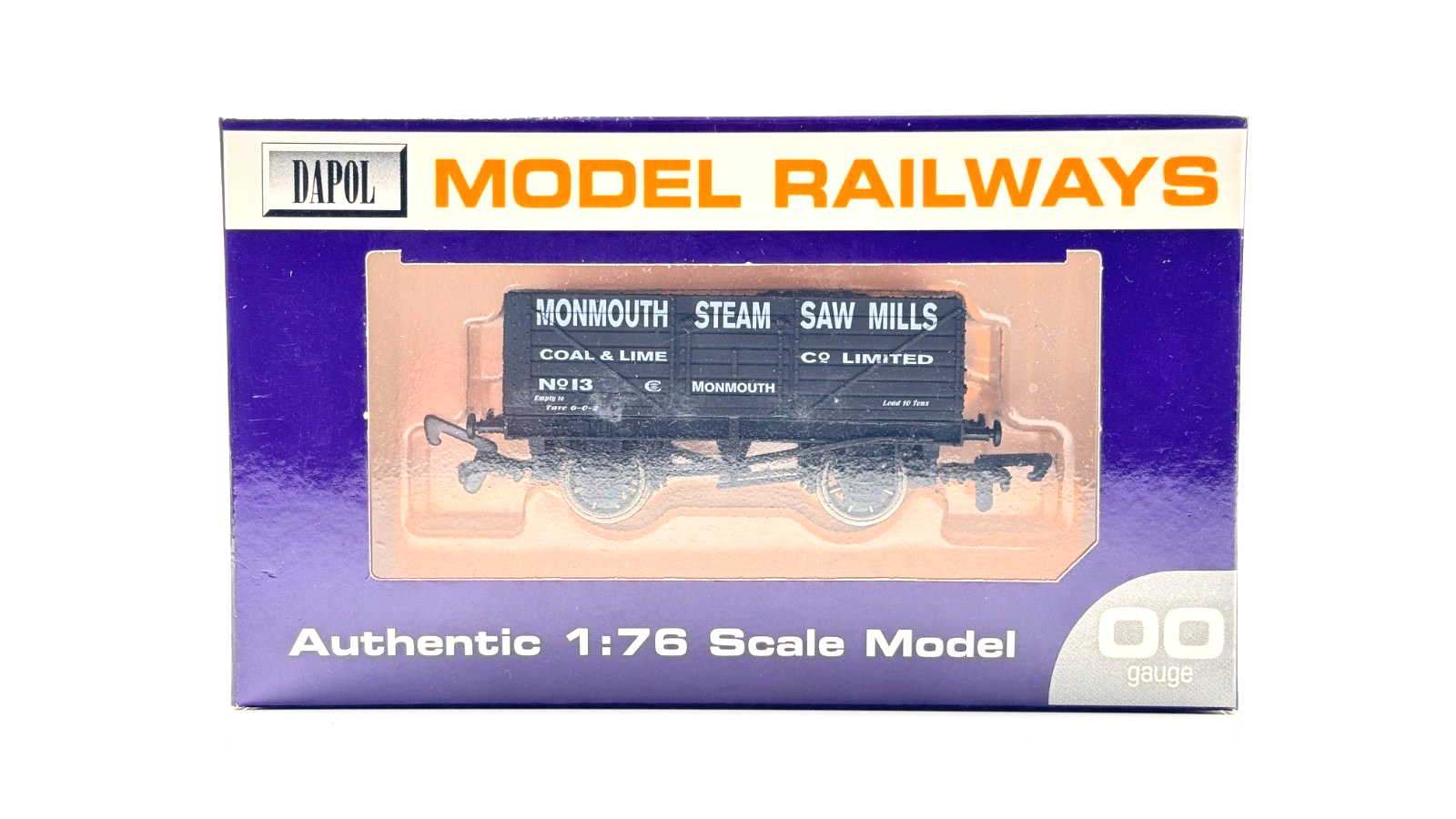 DAPOL 00 GAUGE - MONMOUTH STEAM SAW MILLS COAL LIME WAGON 13 (LIMITED EDITION)