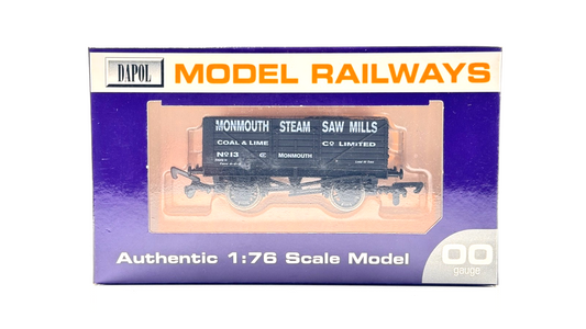 DAPOL 00 GAUGE - MONMOUTH STEAM SAW MILLS COAL LIME WAGON 13 (LIMITED EDITION)