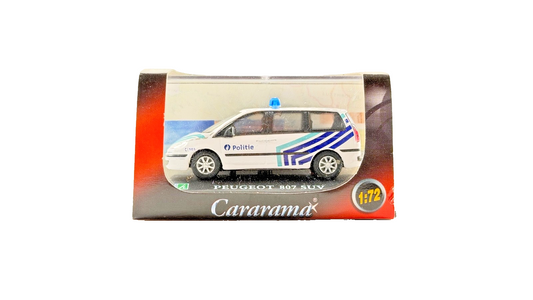 CARARAMA 1/72 SCALE - PEUGEOT 807 SUV POLITIE POLICE CAR - BOXED