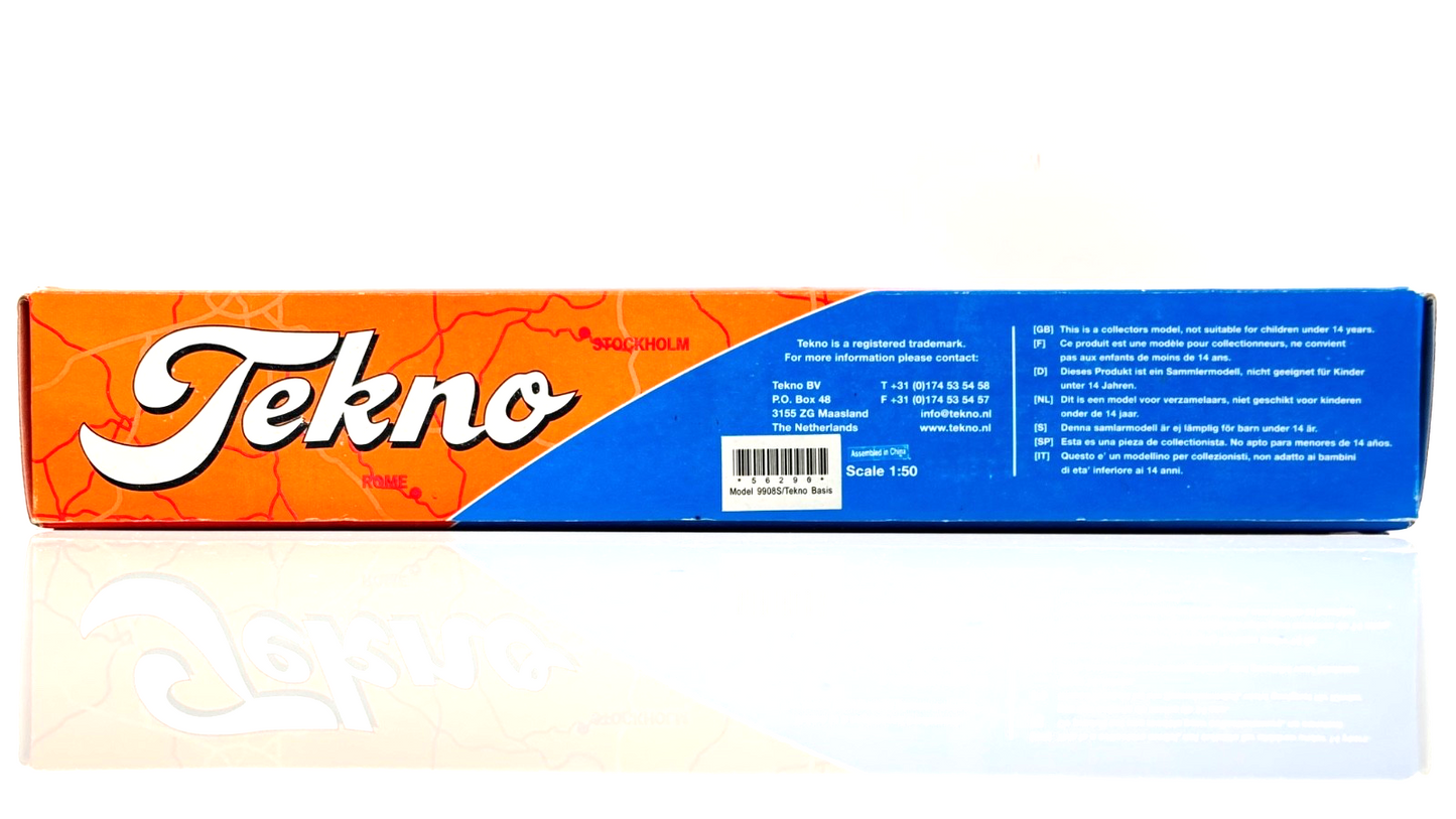 TEKNO 1/50 SCALE - REFRIGERATED WHITE & RED TRAILER THERMO KING - INCORRECT BOX