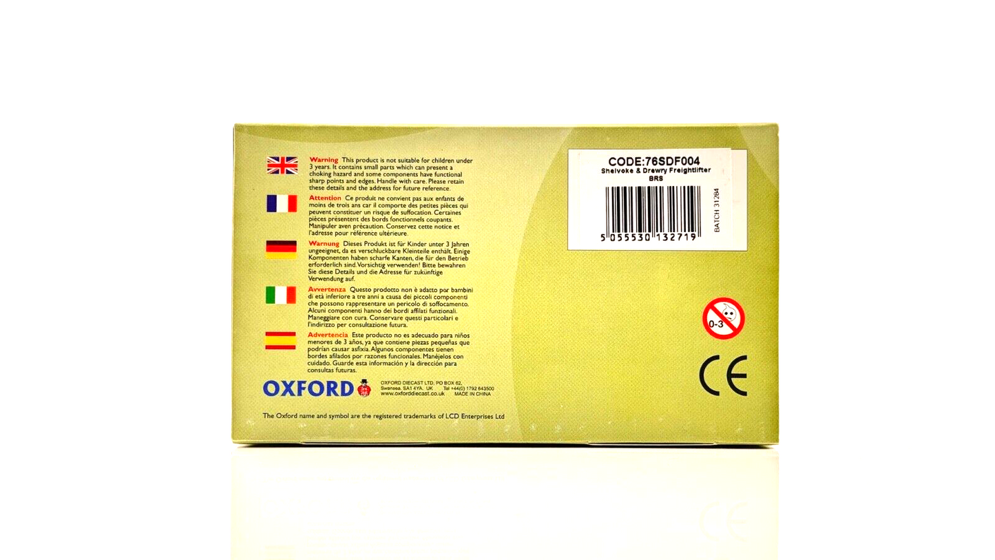 OXFORD DIECAST 1/76 SCALE - 76SDF004 - SHELVOKE & DREWRY FREIGHTLINER BRS BOXED