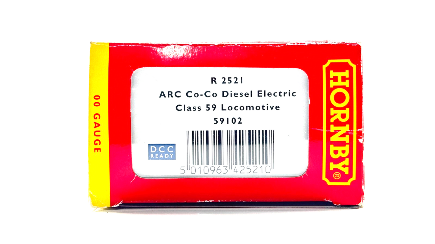 HORNBY 00 GAUGE - R2521 - CLASS 59 DIESEL 59102 ARC 'VILLAGE OF CHANTRY' BOXED