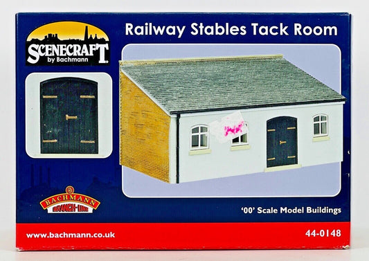 BACHMANN 00 GAUGE SCENECRAFT 44-0148 - RAILWAY STABLES TACK ROOM - NEW BOXED