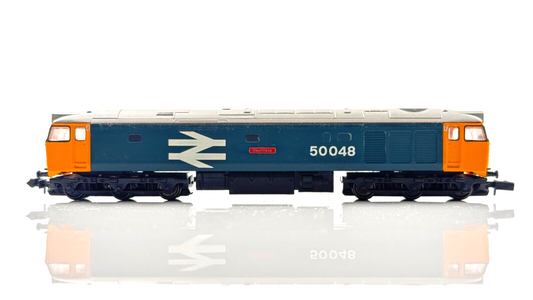 GRAHAM FARISH N GAUGE - CLASS 50 LARGE LOGO 50048 DAUNTLESS - RENAMED RENUMBERED