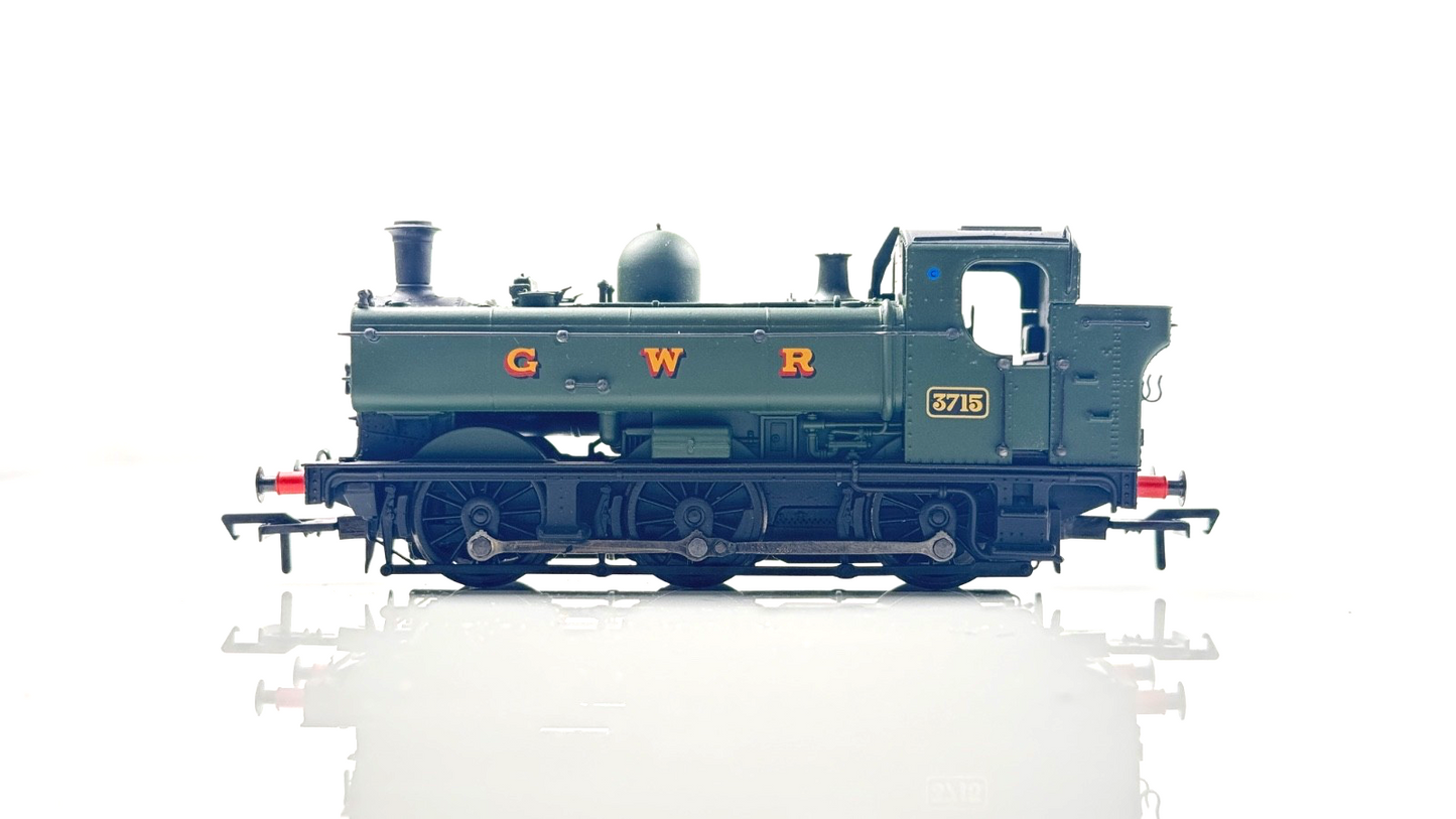 BACHMANN 00 GAUGE - 32-200B - 8750 PANNIER TANK 3715 GWR GREEN - BOXED