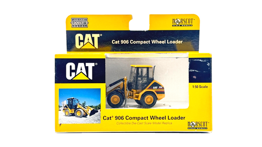 NORSCOT 1/50 SCALE - 55125 - CAT 906 COMPACT WHEEL LOADER - BOXED