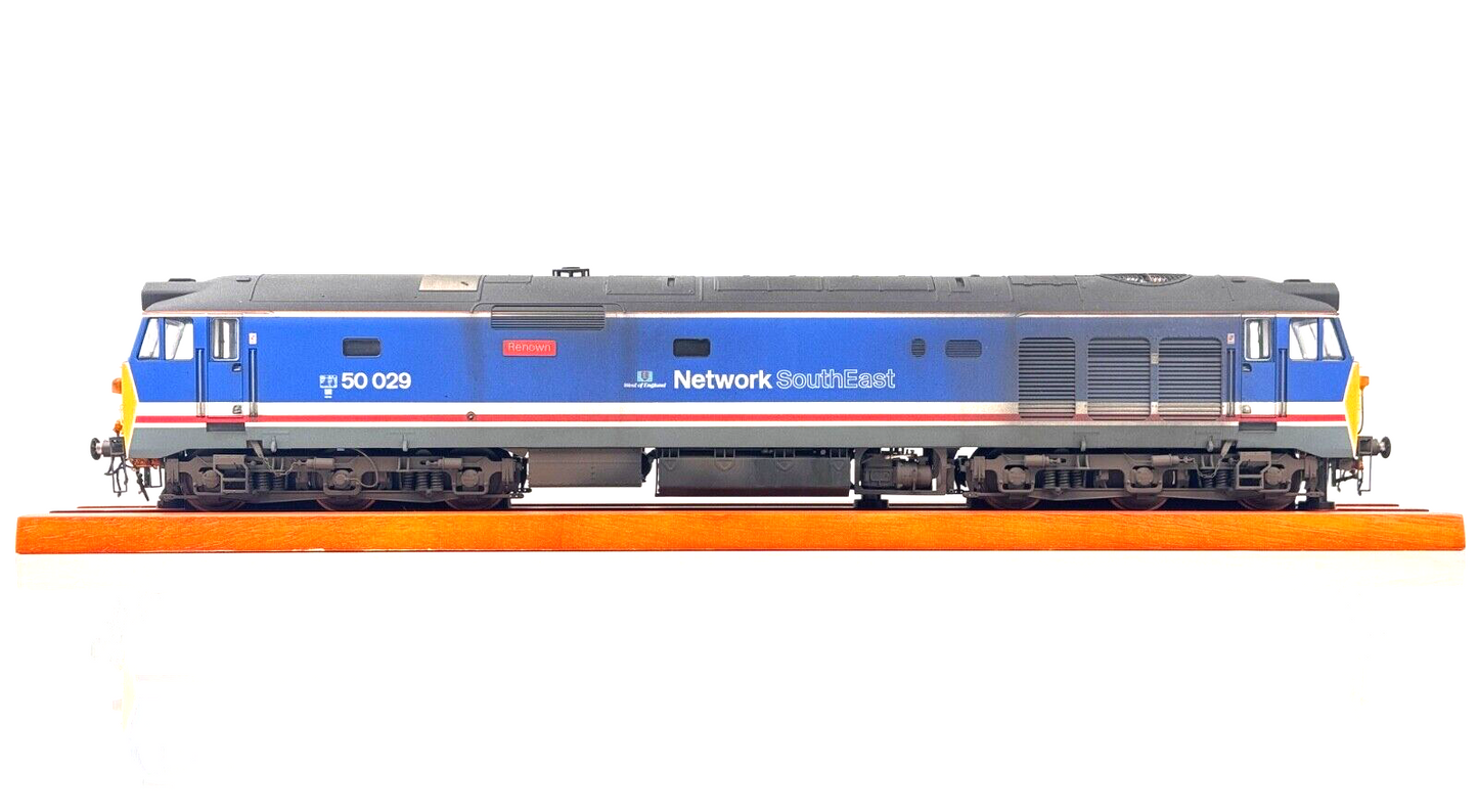 HELJAN O GAUGE - CLASS 50 DIESEL 50029 NETWORK SOUTHEAST NSE RENOWN (PROTO NEO)