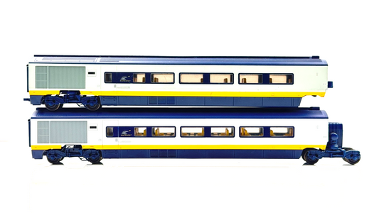 HORNBY 00 GAUGE - EUROSTAR PASSENGER COACHES NUMBERED 3219 & 3220 - UNBOXED