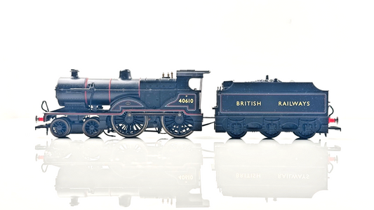 HORNBY 00 GAUGE - BR BLACK 4-4-0 CLASS 2P LOCOMOTIVE 40610 - UNBOXED