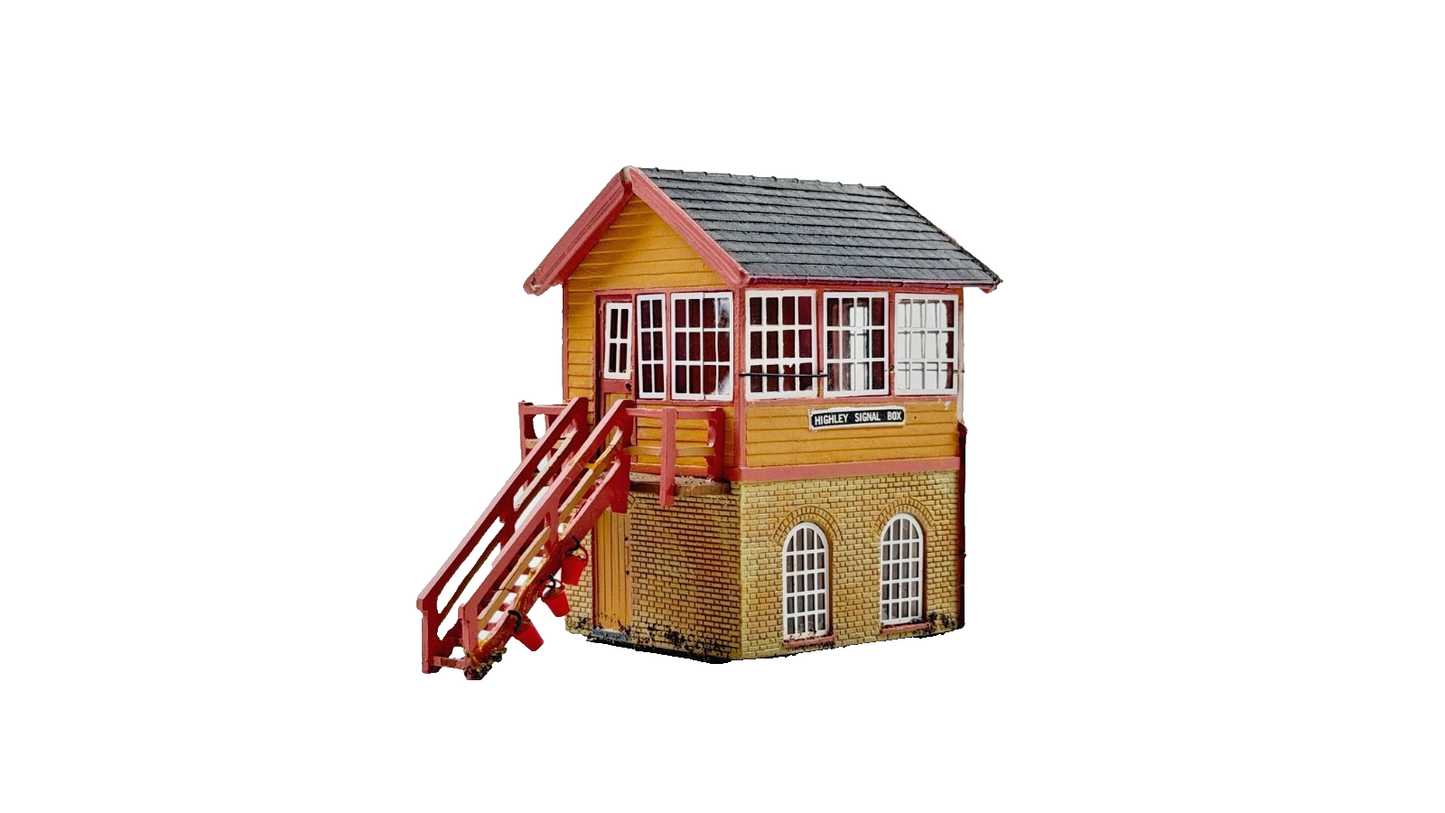 BACHMANN SCENECRAFT 00 GAUGE - 44-044 - HIGHLEY STATION SIGNAL BOX - UNBOXED