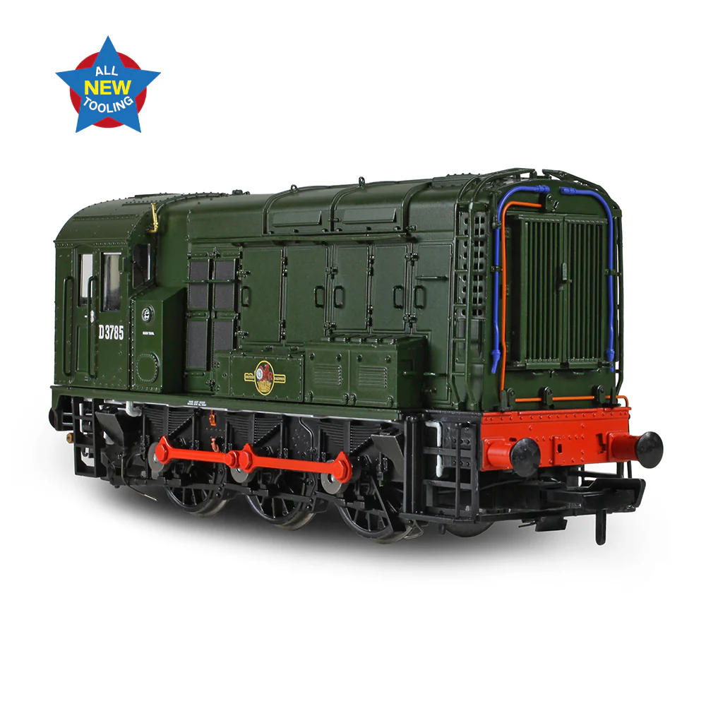 BACHMANN 00 GAUGE - 35-901 - CLASS 08 DIESEL SHUNTER BR GREEN D3785 NEW
