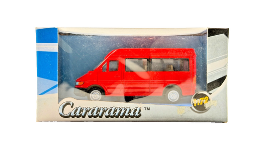 CARARAMA 1/72 SCALE - MERCEDES BENZ SPRINTER MINIBUS RED - BOXED