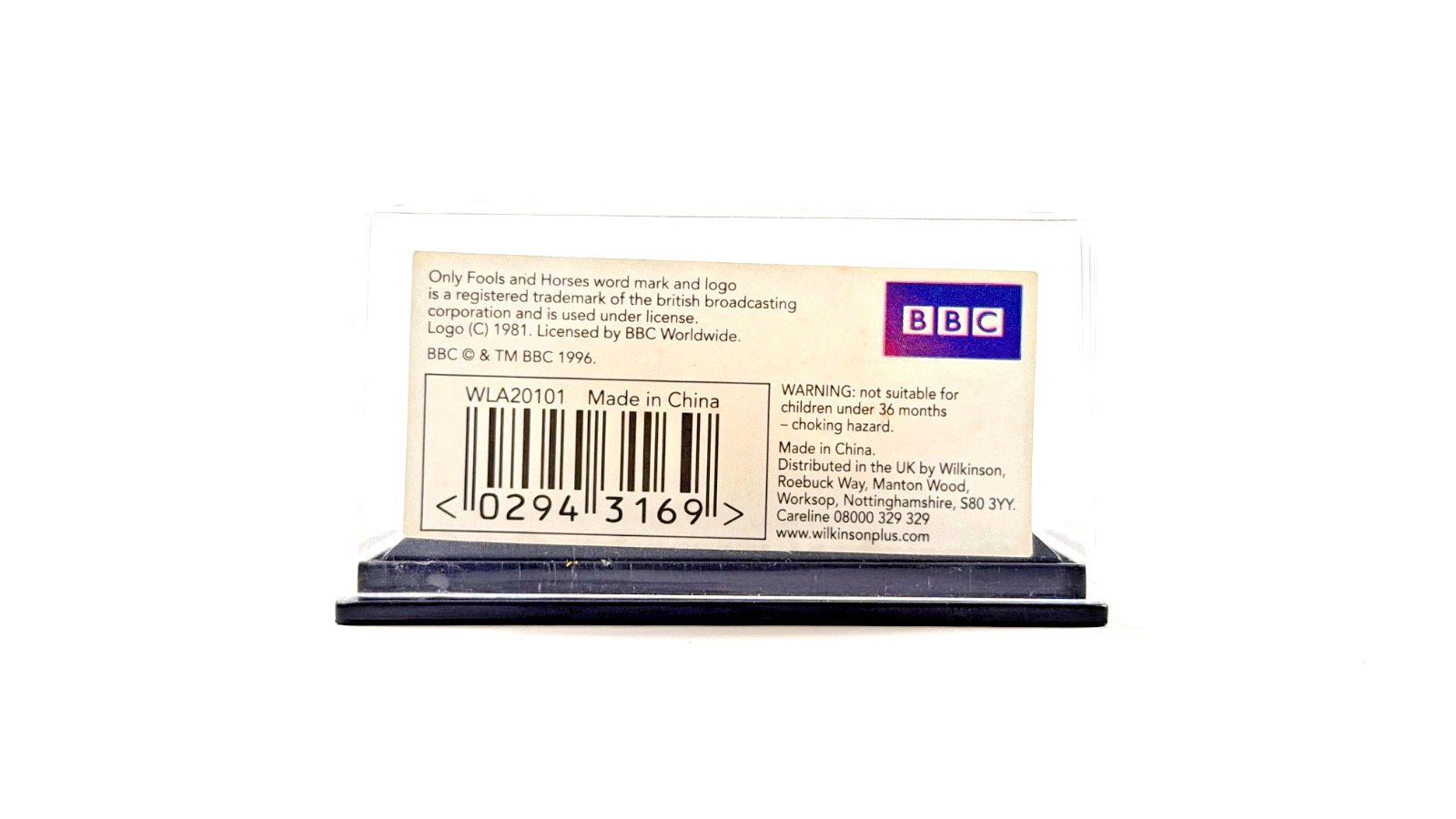 OXFORD DIECAST 1/76 SCALE - ONLY FOOLS & HORSES TROTTERS RELIANT REGAL VAN BOXED