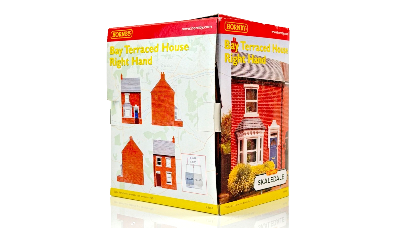 HORNBY 00 GAUGE SKALEDALE - R8688 - BAY TERRACED HOUSE RIGHT HAND - BOXED