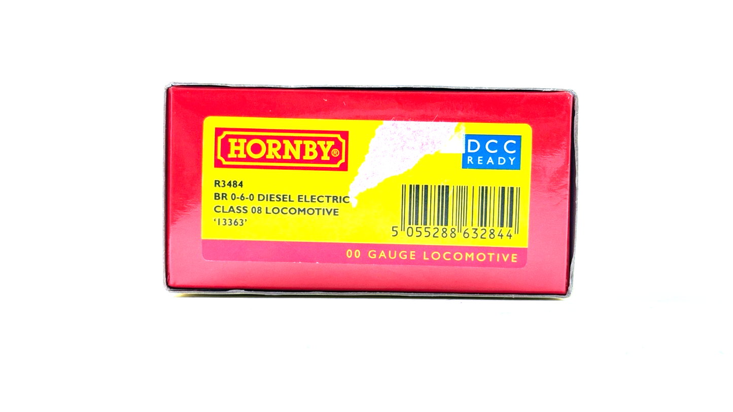 HORNBY 00 GAUGE - R3484 - CLASS 08 DIESEL SHUNTER BR GREEN 13363 DCC SOUND BOXED