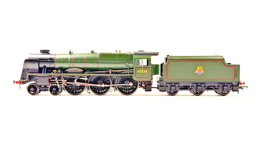 HORNBY 00 GAUGE - R3633 - BR GREEN REBUILT PATRIOT E TOOTAL BROADHURST NO.45534