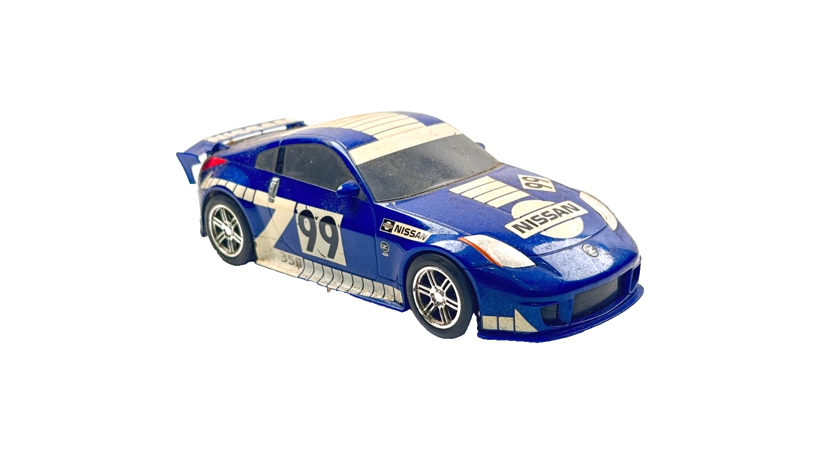 SCALEXTRIC 1/32 SCALE - NISSAN 350Z NO.99 BLUE DRIFT CAR - UNBOXED