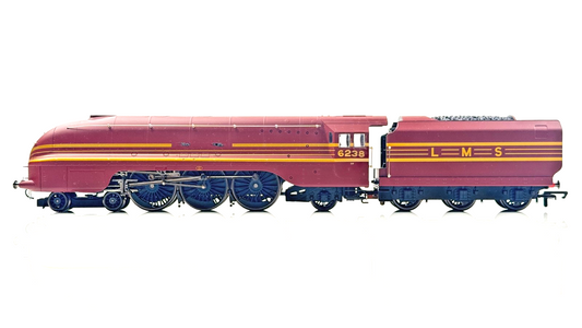 HORNBY 00 GAUGE - LMS MAROON 4-6-2 CORONATION PART RENAMED/NUMBERED 6238 - NQP