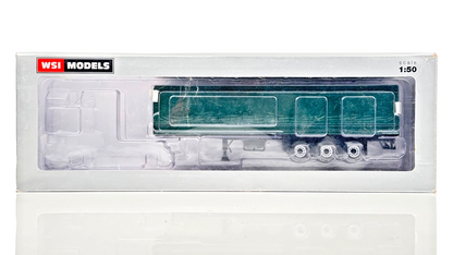 WSI 1/50 SCALE - 13-1028 - CLASSIC CURTAIN SIDE TRAILER 3 AXLE REFINISHED GREEN