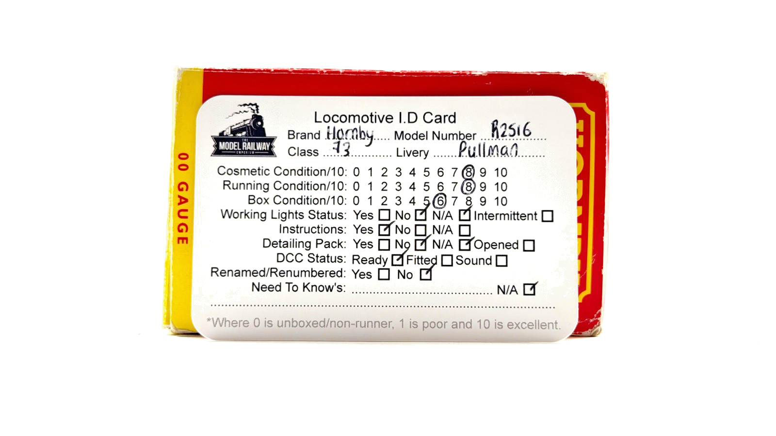 HORNBY 00 GAUGE - R2516 - CLASS 73 DIESEL ELECTRIC 73101 PULLMAN THE ROYAL ALEX