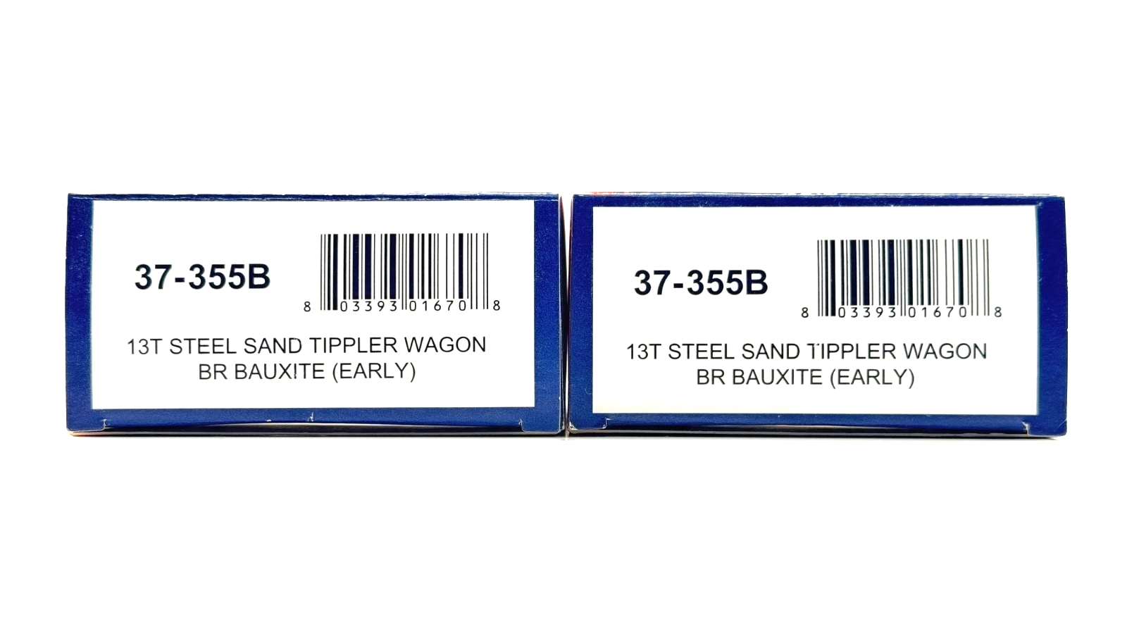 BACHMANN 00 GAUGE - 37-355B - 13T STEEL SAND TIPPLER WAGON BR BAUXITE (EARLY) X2