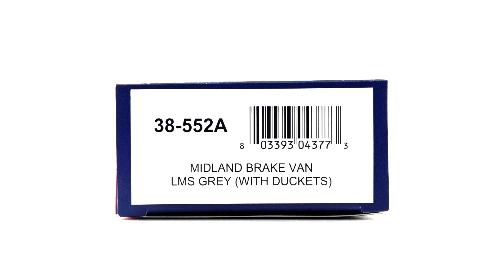 BACHMANN 00 GAUGE - 38-552A - MIDLAND BRAKE VAN LMS GREY (WITH DUCKETS) - NEW