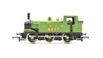 HORNBY 00 GAUGE - R252 - LNER APPLE GREEN LOCOMOTIVE J83 CLASS 8477 BOXED