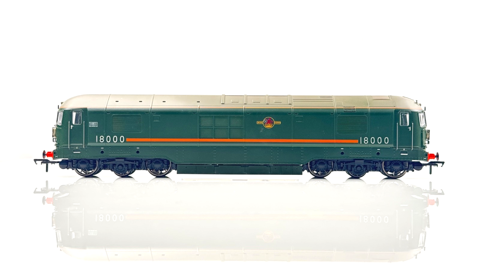 HELJAN/RAILS 00 GAUGE - 1802 - BR LATE CREST GREEN 18000 LIMITED EXCLUSIVE MODEL