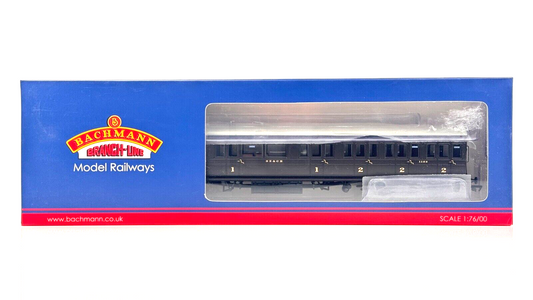 BACHMANN 00 GAUGE - 39-614 - SE&CR 60' BIRDCAGE COMPOSITE LAVATORY COACH BROWN
