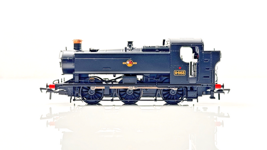 BACHMANN 00 GAUGE - 35-027A - 94XX CLASS PANNIER TANK 9463 BR BLACK LATE CREST