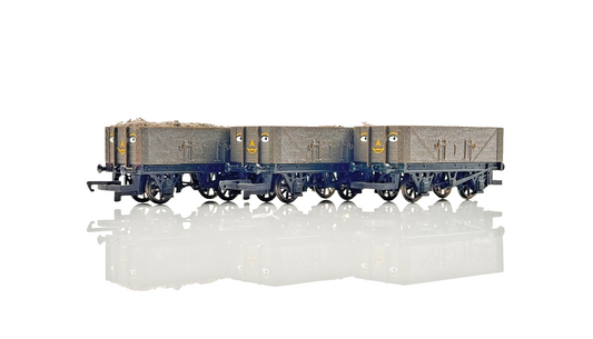 HORNBY 00 GAUGE - RAKE OF 3 THOMAS & FRIENDS ORE/MINERAL OPEN WAGONS UNBOXED