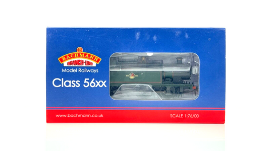 BACHMANN 00 GAUGE - 32-083A - CLASS 56XX 6644 BR LINED GREEN LATE CREST (W)