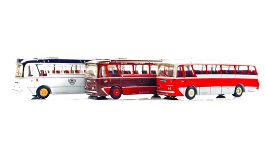 EFE/EQUIVALENT 1/76 SCALE - 3 X ASSORTED HARRINGTON CAVALIER COACHES UNBOXED #1