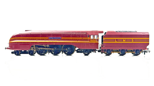 HORNBY 00 GAUGE - LMS MAROON 4-6-2 CORONATION CLASS 'QUEEN ELIZABETH' 6221 - NQP