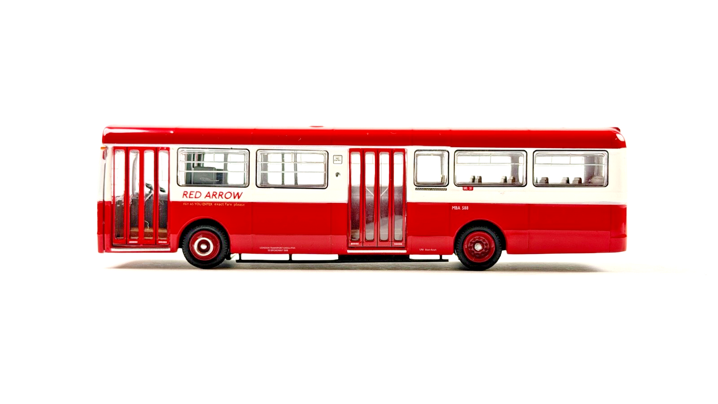 BRITBUS ME-06 - 1/76 SCALE - AEC MERLIN 2 DOOR SINGLE DECK LONDON TRANSPORT