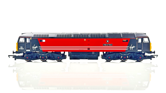 HORNBY 00 GAUGE - R2289E - CLASS 47 DIESEL 47805 VIRGIN TRAINS 'PRIDE OF TOTON'