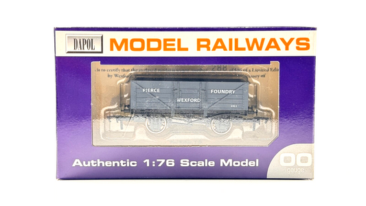 DAPOL 00 GAUGE - PIERCE FOUNDRY WEXFORD PLANK WAGON NO.1911 (LIMITED EDITION)