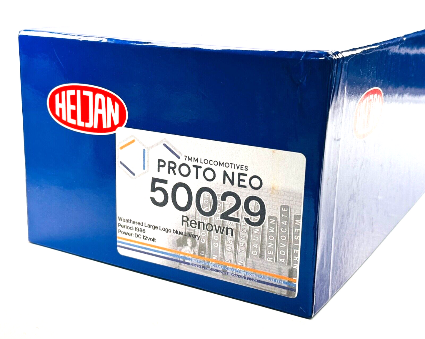 HELJAN O GAUGE - CLASS 50029 BR LARGE LOGO 'RENOWN' (PROTO NEO CIRCA 1986) BOXED
