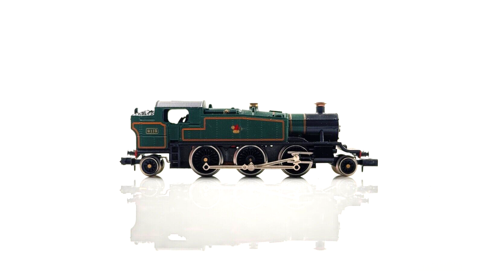 GRAHAM FARISH N GAUGE - NO.1605 - PRAIRIE TANK BR GREEN 6115 - BOXED