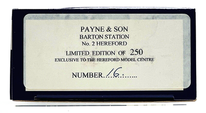 DAPOL 00 GAUGE - PAYNE & SON BARTON STATION HEREFORD NO.2 (LIMITED EDITION)