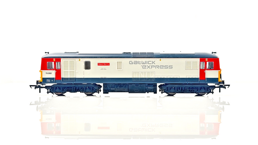 HORNBY 00 GAUGE - R3045 - CLASS 73 LOCOMOTIVE GATWICK EXPRESS DAVE BERRY 73202