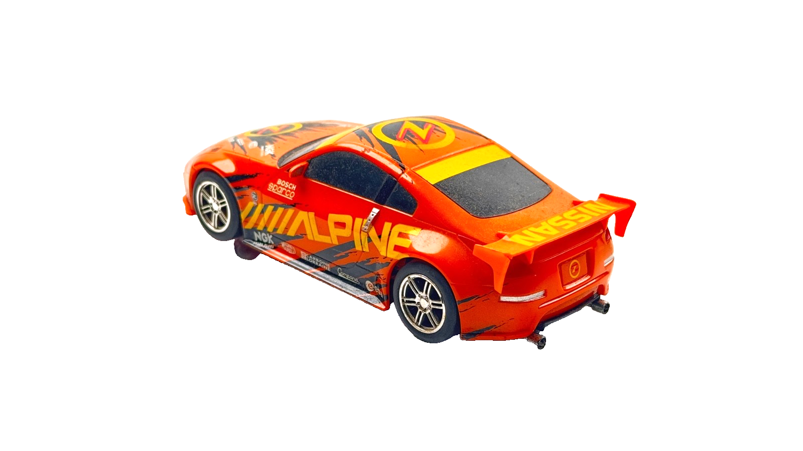 SCALEXTRIC 1/32 SCALE - NISSAN 350Z ALPINE ORANGE DRIFT CAR - UNBOXED