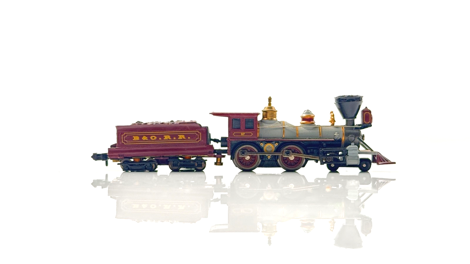 BACHMANN N GAUGE - 11751 - 4-4-0 AMERICAN BALTIMORE & OHIO LOCO - BOXED NQP