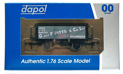 DAPOL 00 GAUGE - G & F PITTS HIGHBRIDGE BRICK TILE 14 (BURNHAM LIMITED EDITION)