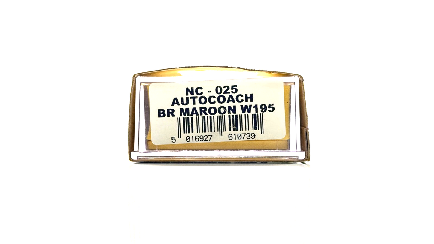 DAPOL N GAUGE - NC-025 - AUTOCOACH BR MAROON W195 - BOXED