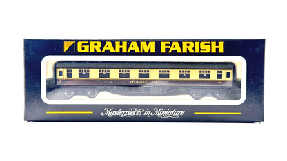 GRAHAM FARISH N GAUGE - 374-804 - BR MK1 RESTAURANT CAR CHOCOLATE CREAM - BOXED