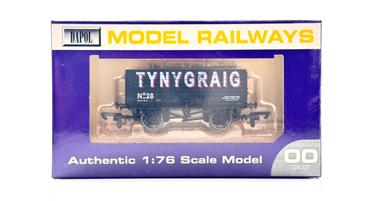 DAPOL 00 GAUGE - TYNYGRAIG COLLIERY PLANK WAGON NO.28 (LIMITED EDITION)